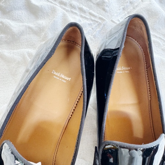 Paul Stuart Men's Heron Patent Leather Loafers Size 15 New - Picture 10 of 15